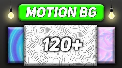 How to make Motion Background Like @decodingyt and @Algrow