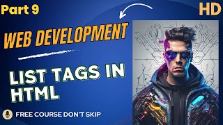 Web development part 9 | List tag in html | complete course | easy explanation| handwritten notes