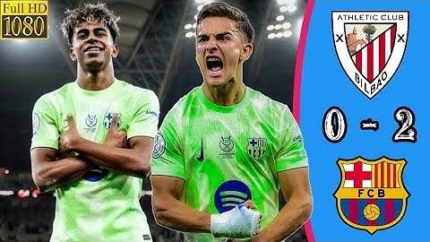 Athletic Bilbao vs Barcelona 0 - 2 • Semifinal Coppa Del Rey 2025 • Highlights & All Goals
