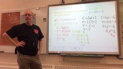 Math 10-c lesson 7.1 developing systems of linear equations