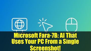 Microsoft Fara-7B: AI That Uses Your PC From a Single Screenshot!