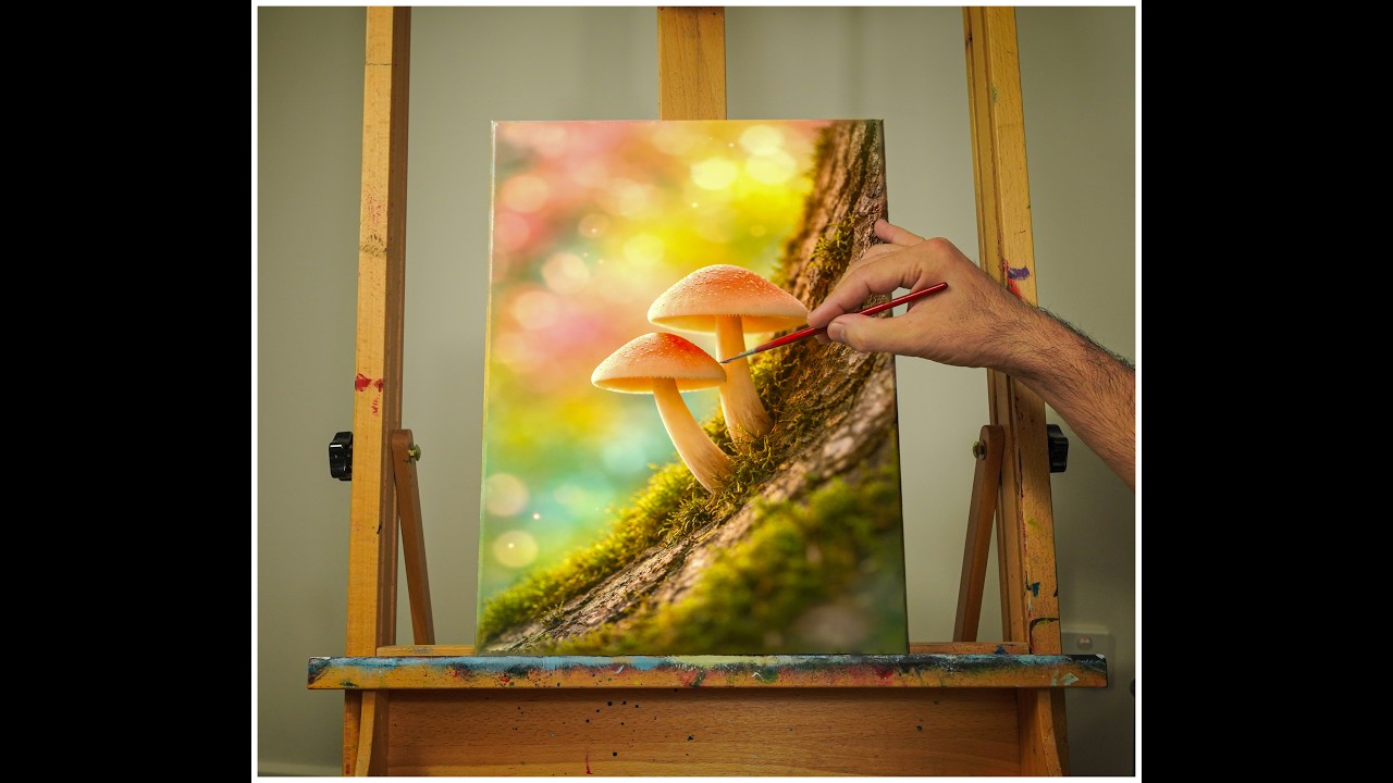 Easy Painting for Beginners - Step by Step Oil Painting Tutorial - Oil ...