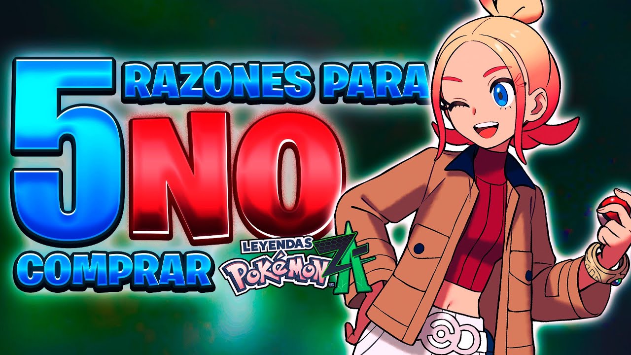 5 razones para NO comprar Leyendas Pokémon ZA