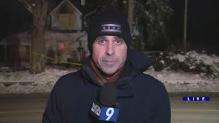 Police save 2 after fire breaks out at vacant neighboring house on South Side