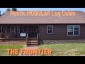 New Log Cabin Modular Home Tour "The Frontier" Custom Built In Lancaster, PA 2020, RUSTIC and COZY