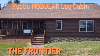 New Log Cabin Modular Home Tour 'The Frontier' Custom Built In Lancaster, PA 2020, RUSTIC and COZY
