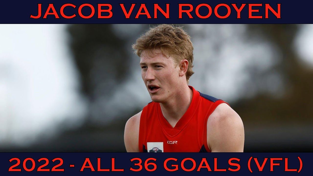 AFL on X: Rooooooooooooo 🦘 Congratulations to @melbournefc's Jacob van  Rooyen who is the round 12 AFL Rising Star nominee.   / X