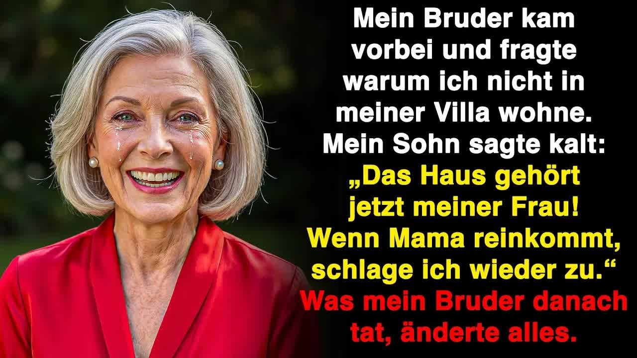 „Das Haus gehört jetzt meiner Frau  Wenn Mama reinkommt, schlage ich wieder zu “