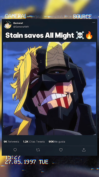 Stain saves All Might ☠️🔥 | #myheroacademia #edit #amv #mha #anime