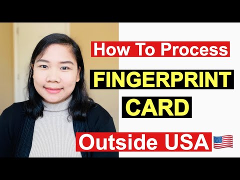 How to Process FINGERPRINT CARD outside USA? Alissa Lifestyle Vlog