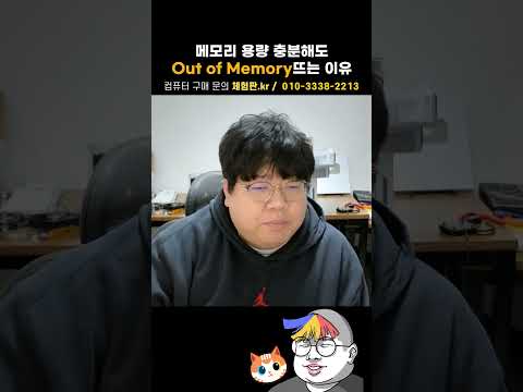 메모리 부족은 용량 말고도 다른 이유도 있음