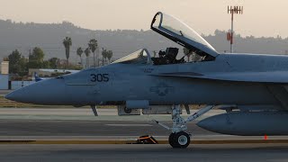 Loud F/A-18E Super Hornet Departure!