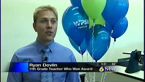 Teacher of the year receives another award