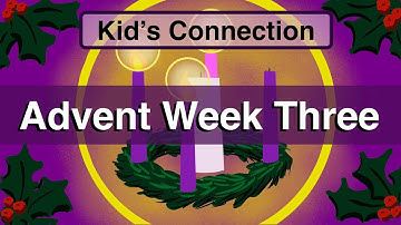 Joy Shepherds Candle Advent Week 3 (Christmas puppet show & Bible story)