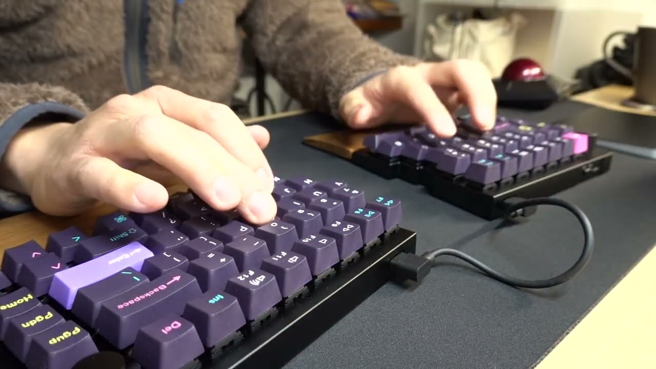 Keychron Q11と7sProの打鍵音を比較！あなたが気持ちいいのはどっち？