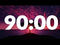 90 minute timer with alarm without music