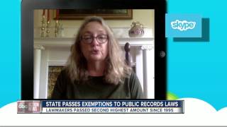 State passes exemptions to public records laws