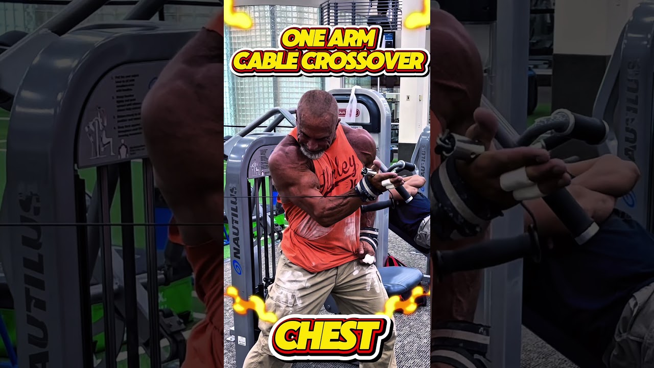 ONE ARM CROSSOVER FOR CHEST #CHEST #workout #motivation #workouttips #muscle