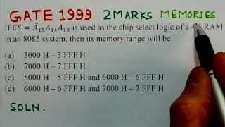 Celebrity Video Solution to GATE ECE-1999 Problem -Memories (I Problem) Profile