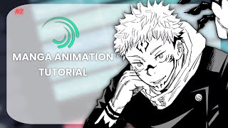 Manga Animation Tutorial(Hairs Eyes Hands)| Alight Motion( Presets)