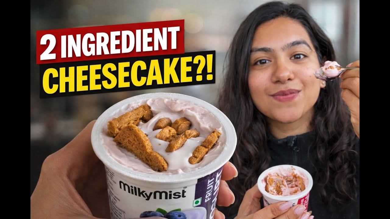 Trying Viral 2 Ingredient Japanese Yogurt Cheesecake | No Bake?