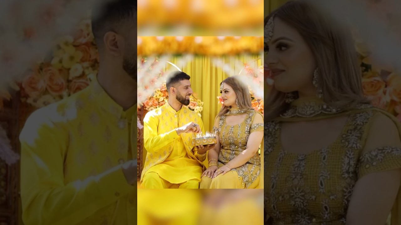 Bk and Adeena’s Mayoon 💛 