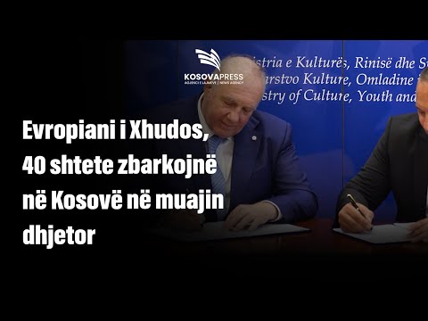 Evropiani i Xhudos, 40 shtete zbarkojnë në Kosovë në muajin dhjetor