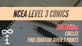Circles | Finding Equation Given Three Points