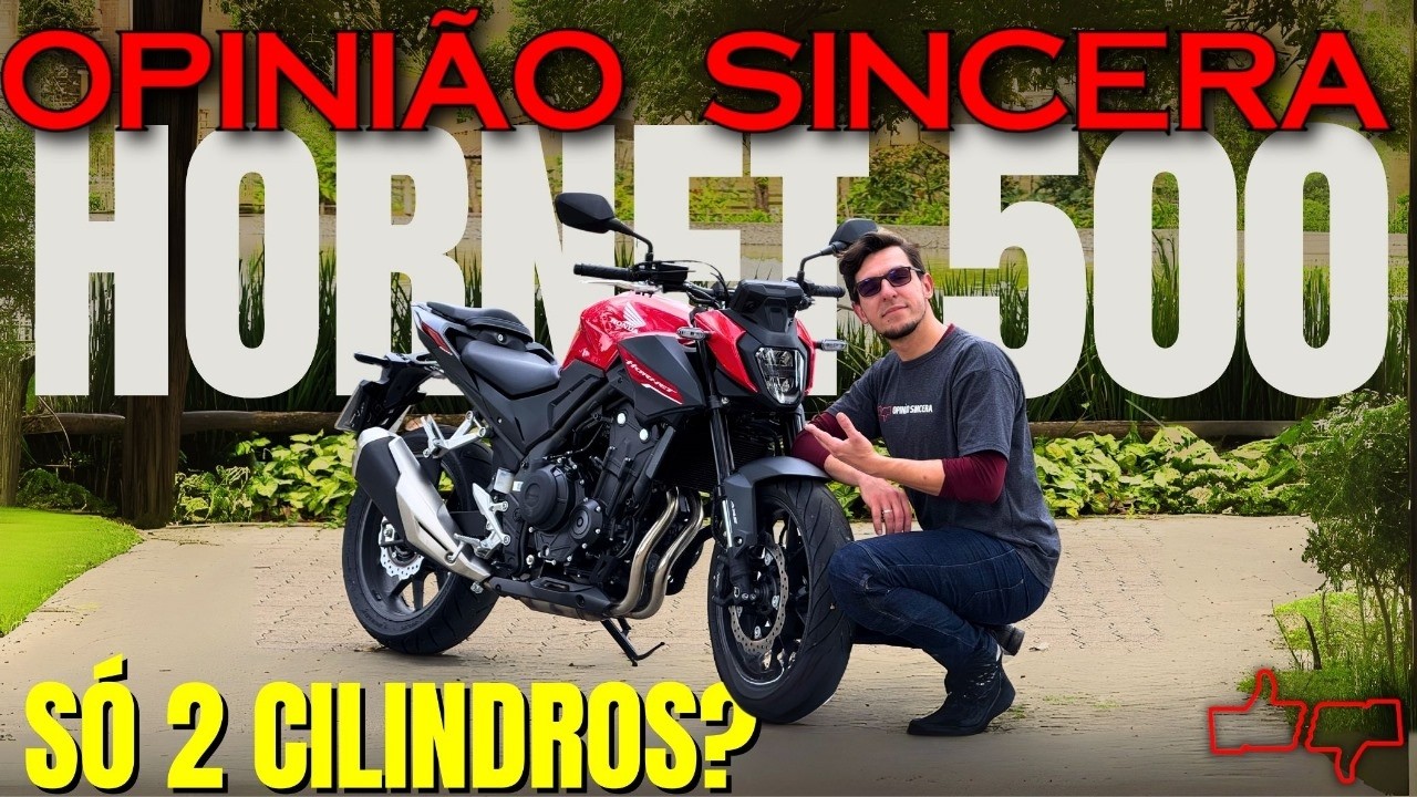 NOVA Honda Hornet 500 2026: Vale a Pena? Ronco ESPORTIVO de 2 cilindros. É legal? Preço, TESTE Ride
