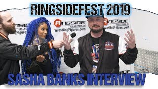 Sasha Banks Interview At Ringside Fest 2019 - New Mattel Figure Unveiled