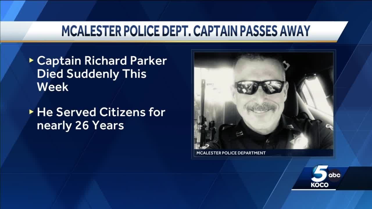 McAlester police captain dies suddenly, department says