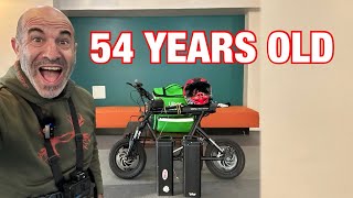 I drive child size e-bikes for a living ELECTRIC SCOOTER DOORDASH Emove Roadrunner V2