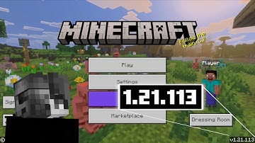 🔥 Tải Minecraft PE 1.21.113 Chính Thức - Đăng Nhập Xboxlive - Cài Được Shader - Pack Tiếng Việt