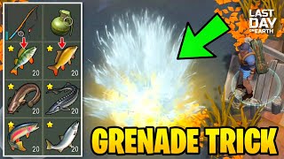 NOT MANY PLAYERS KNOW THIS TRICK!! HOW TO FISHING USING GRENADES - Last Day on Earth: Survival