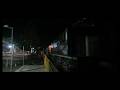 Vazio cruzando com o trem de lasro em uma noite de verão na estação ferroviaria de Joinvile (LJL)