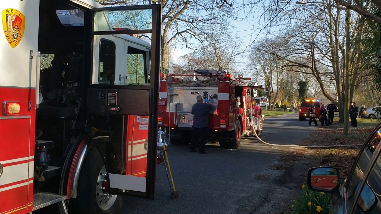 Mastic Beach Fire Department working car fire 4/8/20 YouTube