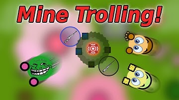 TROLLING WITH MINES! (they fell for it) | Surviv.io
