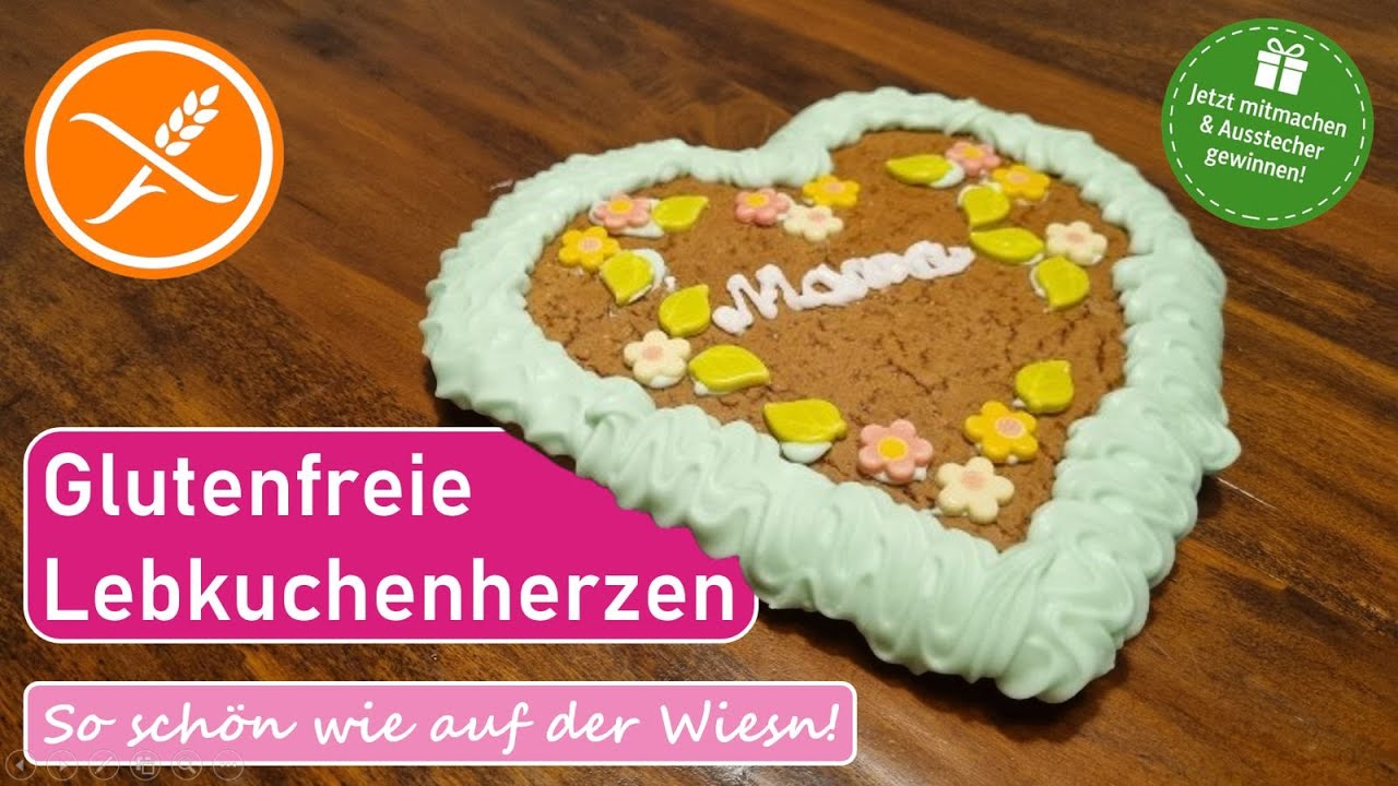 🎄 Glutenfreie Lebkuchenherzen  – So schön wie auf der Wiesn! ✨