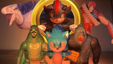 Godzilla, Kong and Sonic VS ScarKing, Shimo and Shadow