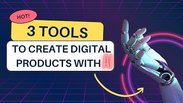 🚀 3 AI Tools I Use to Create Digital Products That Sell!