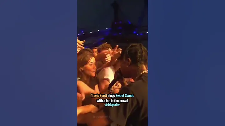Travis Scott Lets a Fan Sing His Song