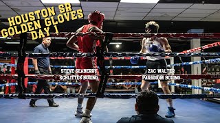 HOUSTON SR Golden Gloves 2024! Amateur Boxers Compete On Day 1!