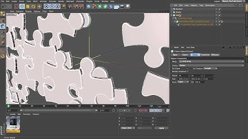 CINEMA 4D MoGraph Jigsaw Puzzle Tutorial - Part 1/4