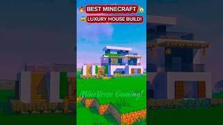 🔥 Minecraft Modern House Build Tutorial | Amazing Luxury House in Survival 😱🏡 #minecraft #mcpe