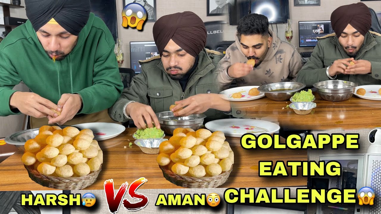 GOLGAPA CHALLENGE 😱WITH BROTHERS HARSH TE CARRY DA BURA HAAL KARTA😡WINNER KON BNEYA ?