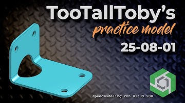 Onshape Speedmodeling Too Tall Toby Practice Model 25-08-01