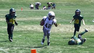 Jshaun Allen 2019 1st year of FOOTBALL highlights (Copper Hills Football)