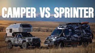 TRUCK CAMPER vs SPRINTER VAN | Which is better?