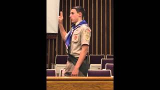 Jack Hawk Eagle Court of Honor Oath