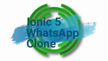 Ionic 5 and react native, WhatsApp clone